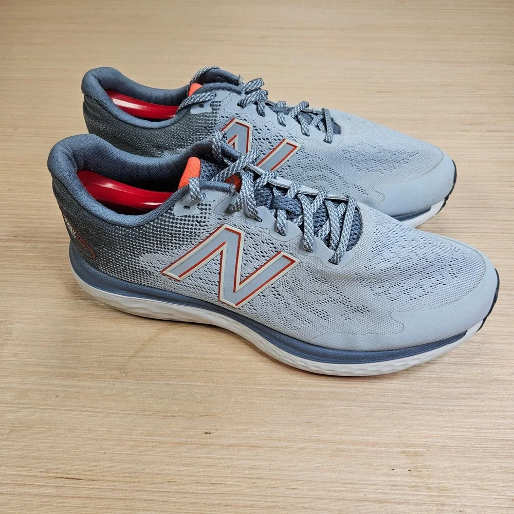 New Balance Fresh Foam 680 v7 Men 11.5 4EGrey Running Shoes M680LG7 Extra Wide